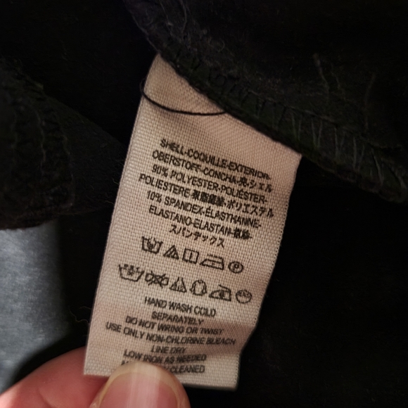 Free People Midnight Black Vegan Suede Leggings - Picture 7 of 7